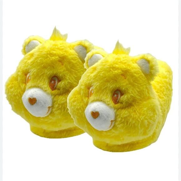 Care Bears FunShine Bear 3D Plush Head Slippers - Picture 3 of 12